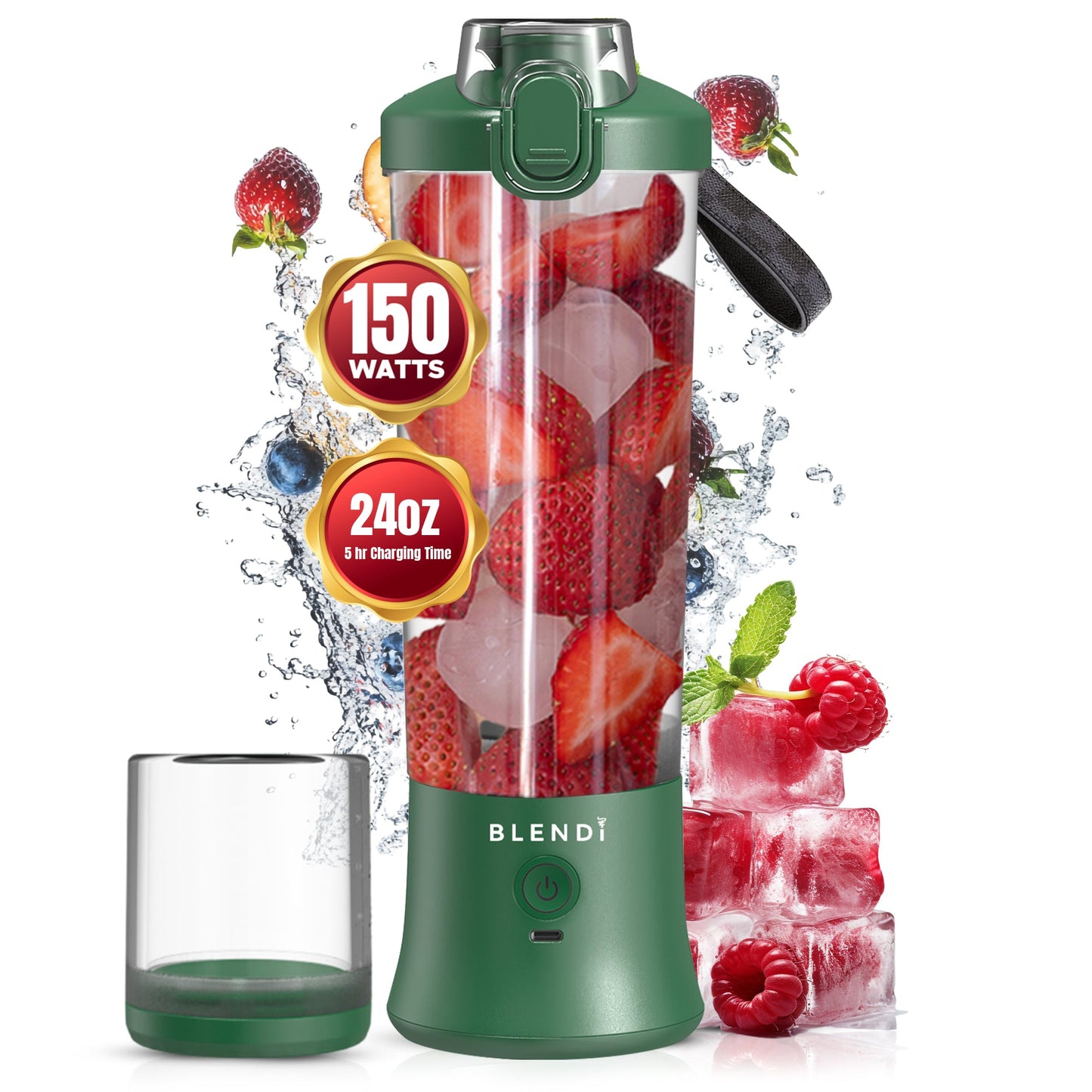 Ice Crushing Portable Blender (24oz)